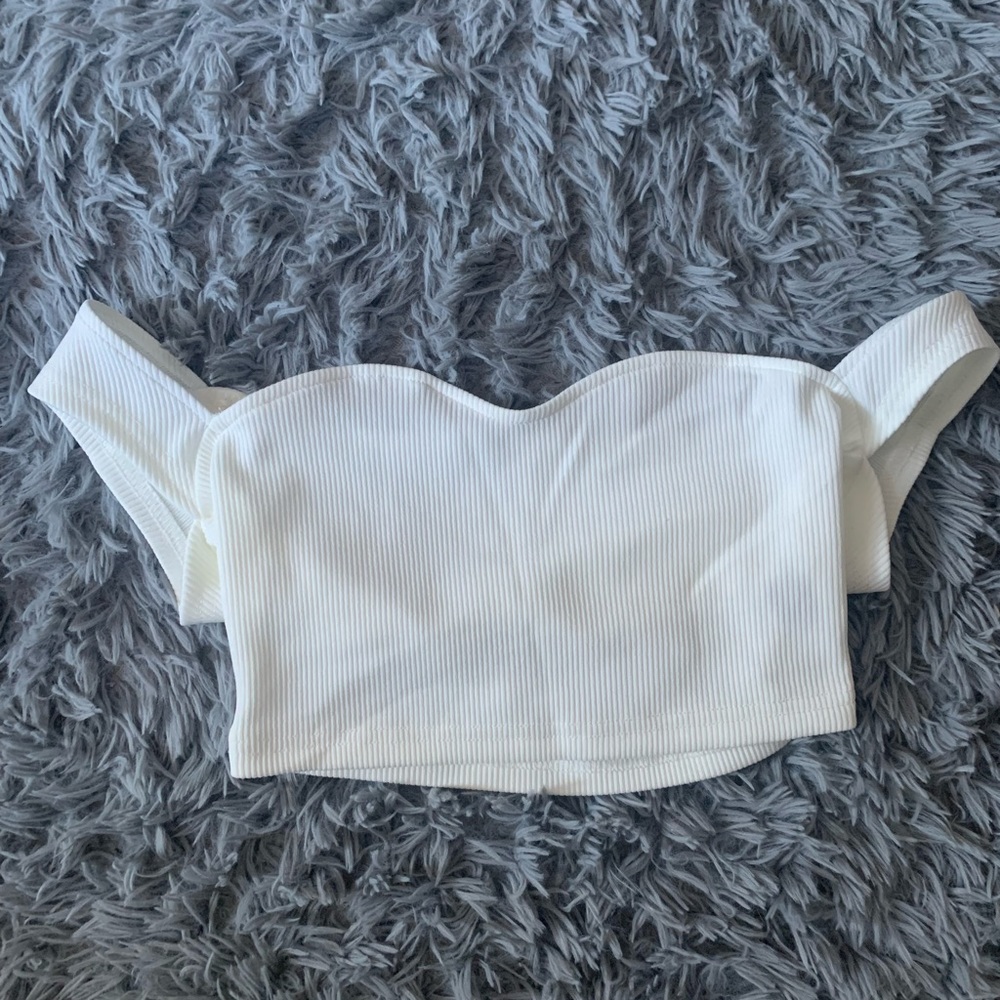 Off the Shoulders White Top